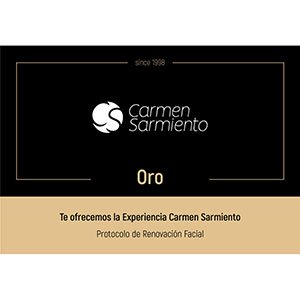Tarjeta regalo Oro tienda online de Carmen Sarmiento en Sevilla. Centro de Medicina Estética Facial y Corporal. Primer Centro Oficial Coolsculpting.